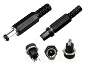 Wtyk Gniazdo DC 2.1x5.5mm męski + żeński DC-022B