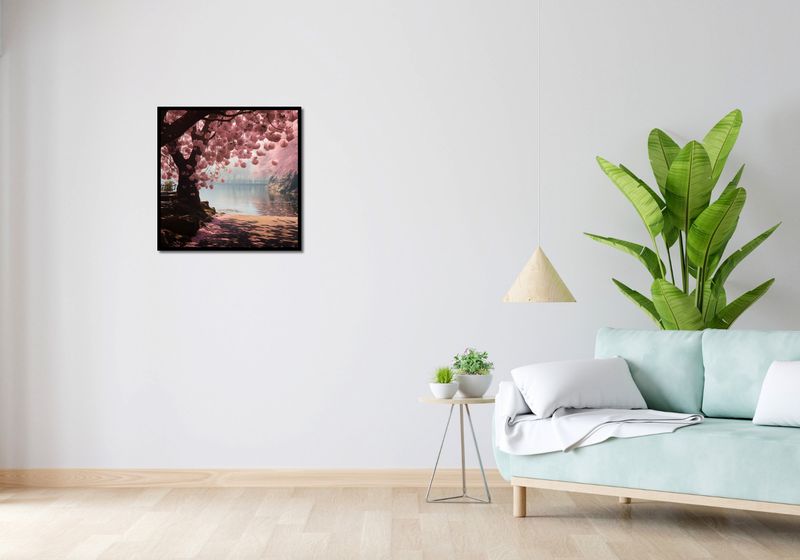 Plakat 60x60cm Spokój Sakury zdjęcie 4