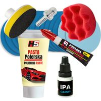 ZESTAW DO POLEROWANIA LAMP REGENERACJI REFLEKTORÓW HS + POWŁOKA CERAMICZNA