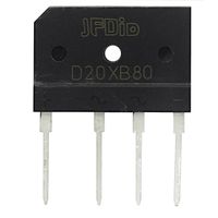 D20XB80 mostek prostowniczy jednofazowy Graetza 800V 20A płaski