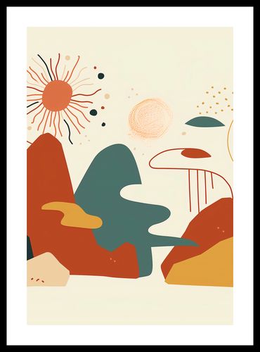 Plakat 68x98cm Kosmos Barw na Arena.pl