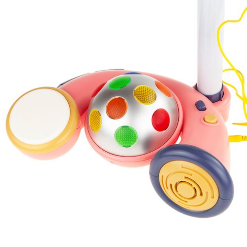 RJ2835 MIKROFON KARAOKE NA STATYWIE KULA DISCO MP3 DLA DZIECI MAŁA GWIAZDA na Arena.pl