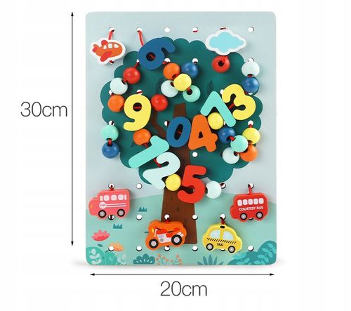 klocki cyferki drzewo jhtoy-988 na Arena.pl