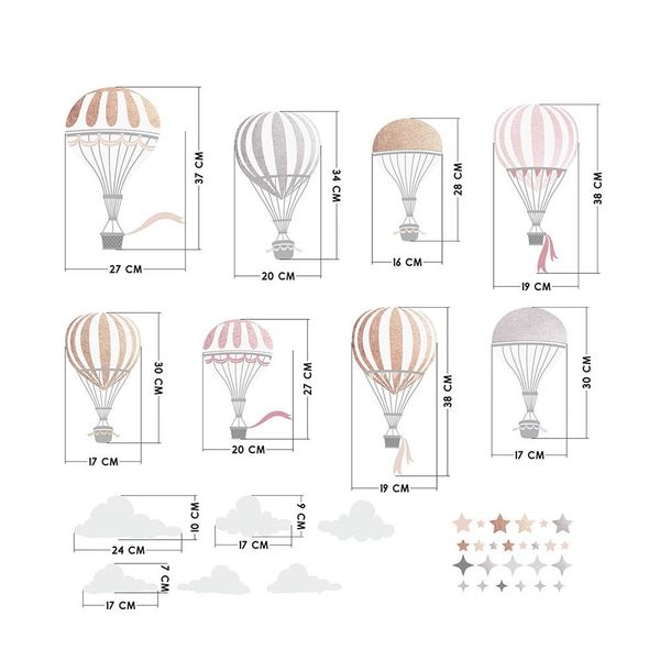 Naklejki Balony DK369 zdjęcie 4