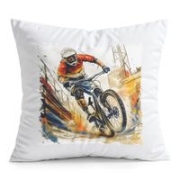 PODUSZKA BIAŁA PREZENT - ROWER BMX MTB SPORT