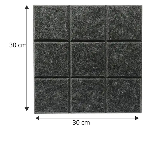Panele Ścienne Filcowe 3D Kwadrat Zagłówek Samoprzylepne Akustyczne Soft na Arena.pl