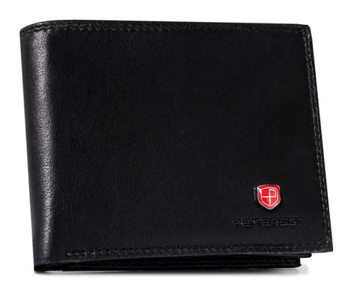 składany portfel męski ze skóry naturalnej - peterson na Arena.pl