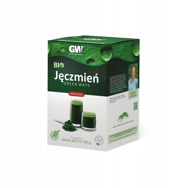 BIO Jęczmień 300 g + BIO Chlorella 110 g Green Ways zdjęcie 1