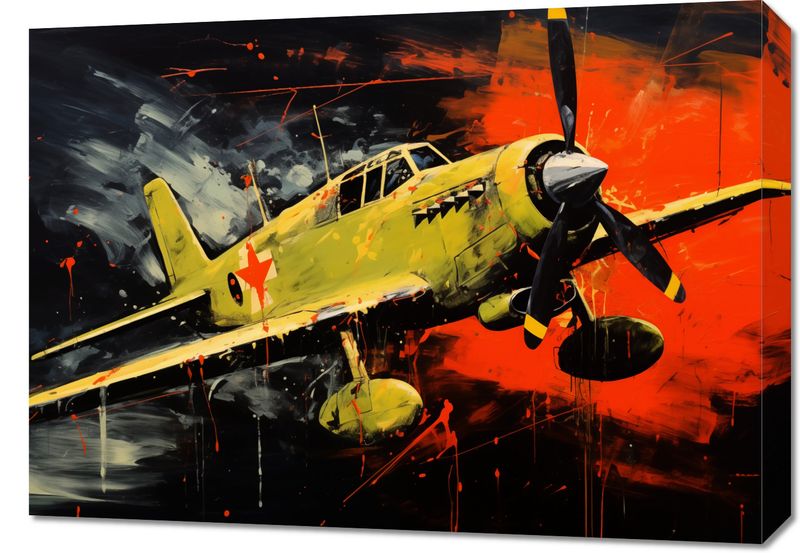 Obraz 70x50cm Barwny Przelot zdjęcie 1