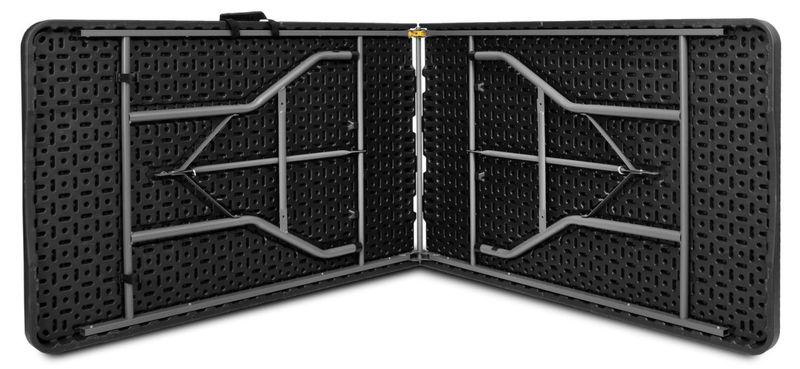 Stół cateringowy IMPRO składany w walizkę 240 cm czarny zdjęcie 5