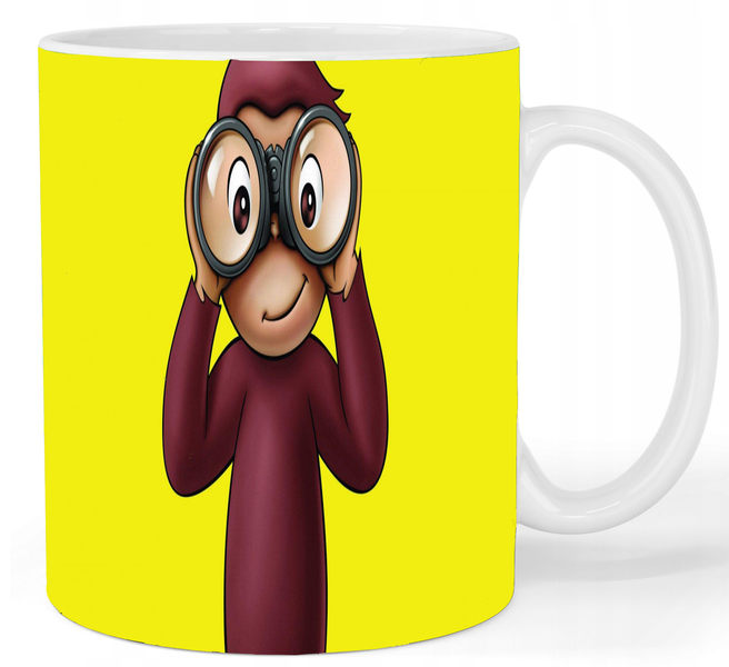 Kubek ceramiczny Ciekawski George zdjęcie 1