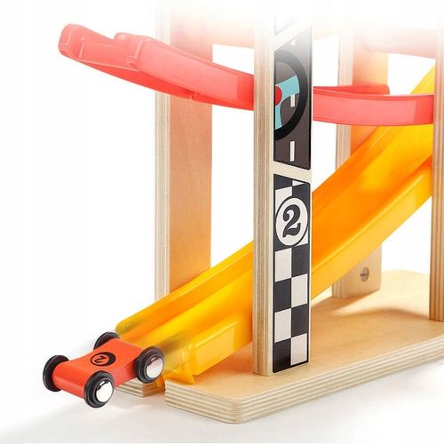 TOP BRIGHT Duży Tor Samochodowy Zjeżdżalnia Rampy 6 Aut Dla Chłopca na Arena.pl