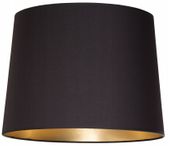 Abażur KLOSZ LAMPA Czarno Złoty/Miedziany 35/30m