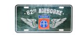 Tablica rejestracyjna 82nd Airborne