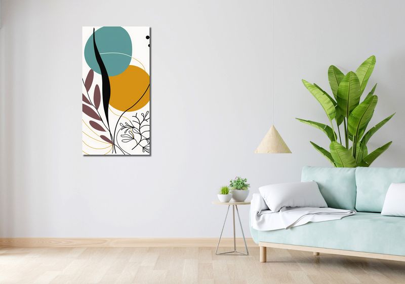 Obraz 50x100cm Akwarelowe Przebudzenie zdjęcie 2