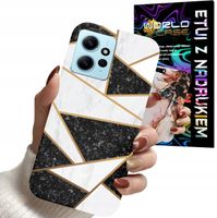 ETUI CASE DO XIAOMI NOTE 12S 4G - MARMUREK GEOMETRIA WZORY DLA KOBIET