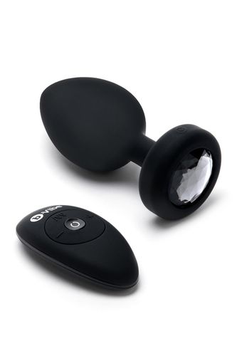 korek analny vibrating jewel plug xxl black b-vibe na Arena.pl