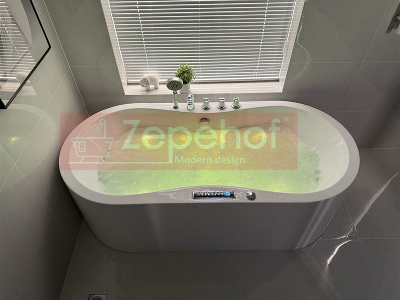 PIĘKNA OWALNA WANNA Z HYDROMASAŻEM 170X80 z 1 ODLEW GRZAŁKA zdjęcie 87