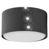 TK LIGHTING DALLAS 6241 PLAFON LAMPA SUFITOWA 1xGX53 OKRĄGŁA CZARNA