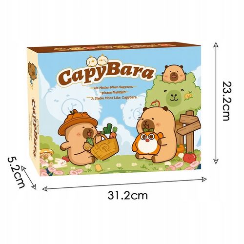 KALENDARZ ADWENTOWY ŚWIĄTECZNY KAPIBARA 12 OKIENEK PREZENT DLA DZIECI na Arena.pl