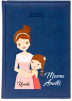 STYLOWY PREZENT DLA MAMY personalizowany kalendarz A4 2026 książkowy