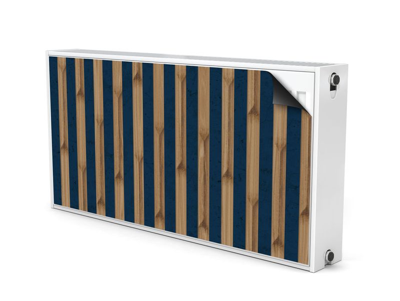 Magnetyczna MASKOWNICA Na Grzejnik Lamele Ozdobne Efekt 3D 80cm x 60cm zdjęcie 2