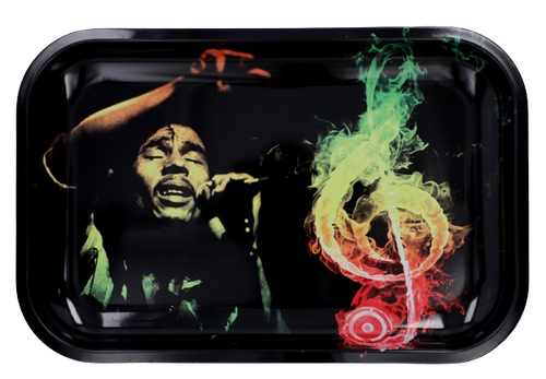 Taca Metalowa Do Suszenia Tytoniu I Ziół W Stylu Reggae 27X16 Cm na Arena.pl