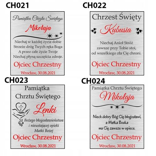 SREBRNY OBRAZEK PAMIĄTKA CHRZTU ŚWIĘTEGO ANIOŁEK ANIOŁ STRÓŻ CHRZEST GRAWER na Arena.pl