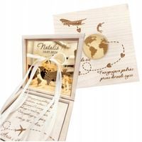 PUDEŁKO NA PIENIĄDZE PREZENT NA 18 URODZINY OSIEMNATSTKĘ KARTKA