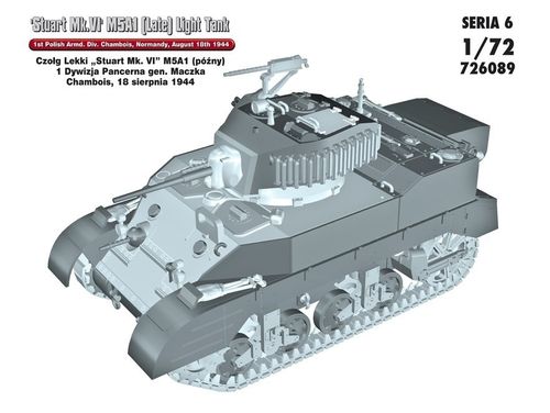 Model do Sklejania Czołg Stuart Mk.VI M5A1 na Arena.pl