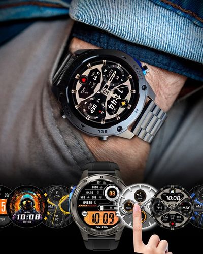 ZEGAREK MĘSKI Z GPS SMARTWATCH PROVENTUS MENU PL WODOODPORNY SPORT ROZMOWY na Arena.pl