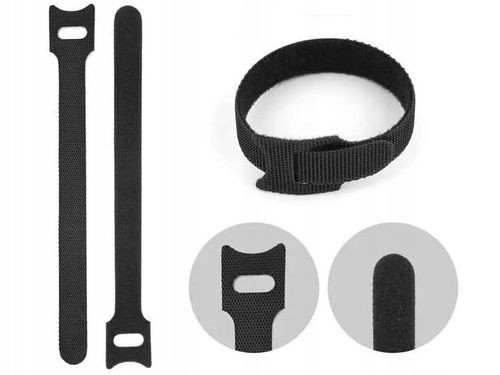 100 x OPASKA RZEP PASKI DO KABLI TAŚMA RZEPOWA WIELOKROTNEGO UŻYTKU na Arena.pl