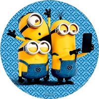 Opłatek na tort Urodziny Minion Minionki Postacie Gru
