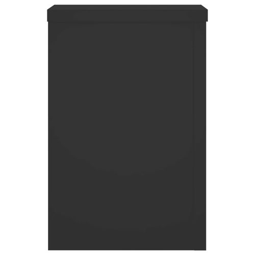 Podstawki pod doniczki, 2 szt., czarne, 20x20x30 cm na Arena.pl