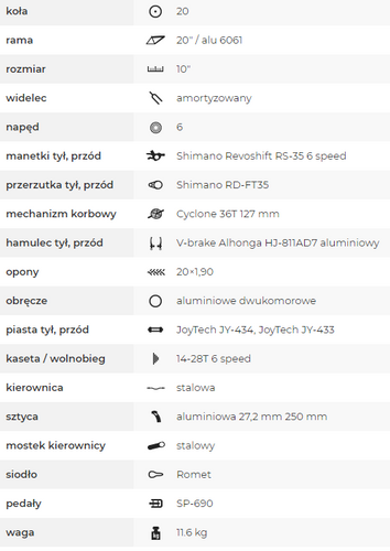 ROMET CINDY 2019 biały 10" na Arena.pl