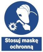 ZNO-23 - ZNAK nakazu BHP - Stosuj maskę ochronną