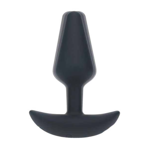 Classic Vibrating Silicone Anal Plug - S - Black zdjęcie 6