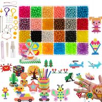 KORALIKI WODNE AQUA BEADS MAGIC BEADS 3000el KREATYWNE WZORY ZESTAW PREZENT