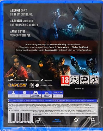 RESIDENT EVIL 2 / PS4 PS5 / NOWA / PO POLSKU na Arena.pl