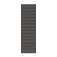 Roleta plisowana czarna 55x200 cm Szerokość tkaniny 54,4cm