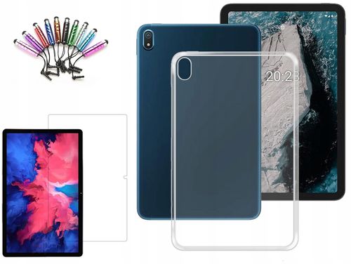 ETUI SILI CASE MAT DO NOKIA T20 10.4" + SZKŁO HARTOWANE + RYSIK na Arena.pl