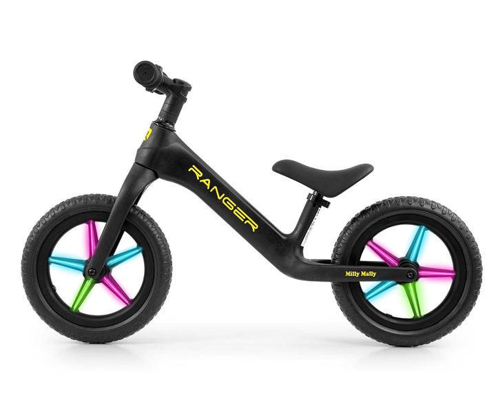 MILLY MALLY 5704 Rowerek biegowy RANGER flash black zdjęcie 3