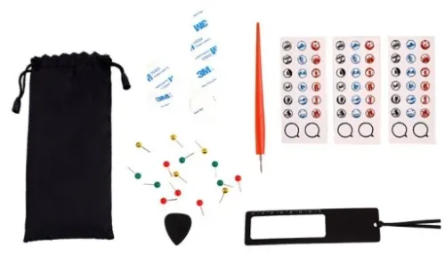 CZARNO-ZŁOTA MAPA ŚWIATA ZDRAPKA SUPER PREZENT na Arena.pl