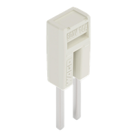 Wago mostek 2 - torowym z izolacją jasnoszary 2000-402 1szt