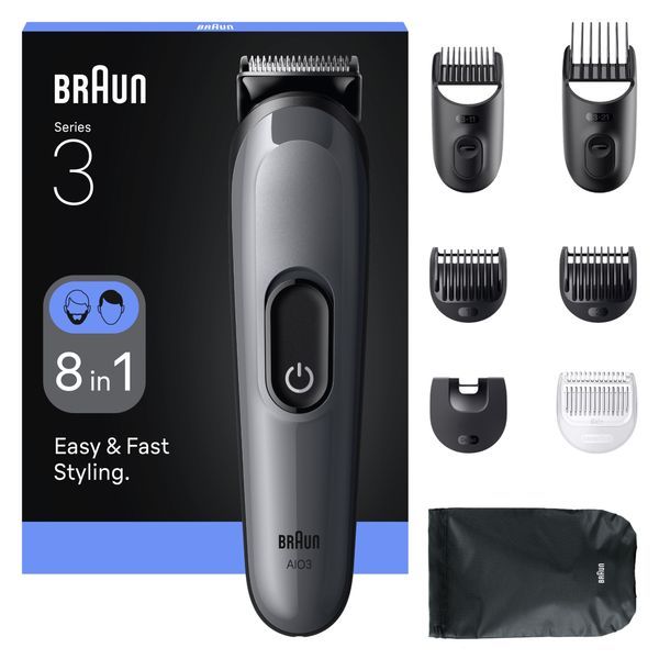 trymer BRAUN AIO3540 Szary zdjęcie 5