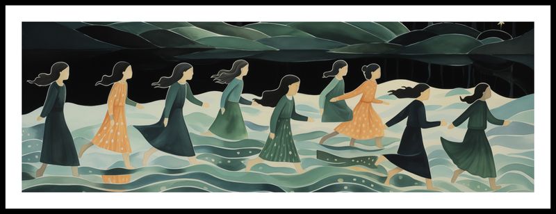 Plakat 91,5x30,5cm Nocna Procesja zdjęcie 3