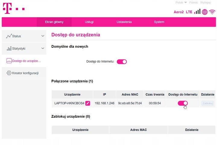 Alcatel HH40V Domowy Router SIM WiFi 4G LTE T-mobile Orange Play Plus NJU zdjęcie 8