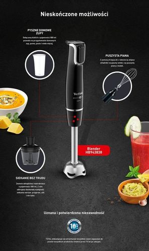 BLENDER TEFAL HB9438 INFINITY FORCE (3W1) na Arena.pl