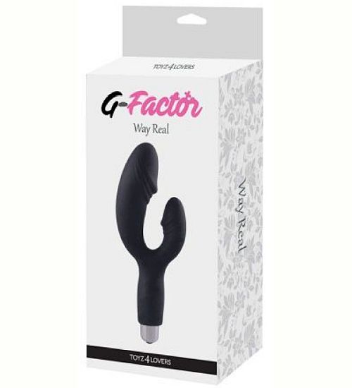 Czarny wibrator G-factor zdjęcie 3