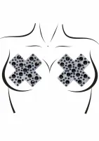 x factor adhesive nipple jewel stickers kryształowe ozdoby samoprzylepne